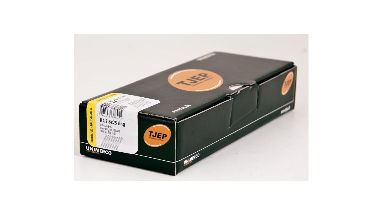 Haften-Pack 2,8x25 Ring / 22° / A2 839802 TJEP