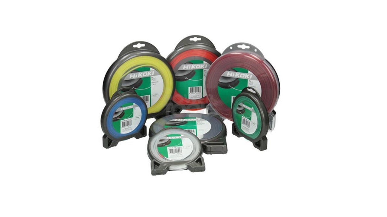HIKOKI Nylon Fäden Rund 2.0 MM Grün L=15M 781001 HiKOKI