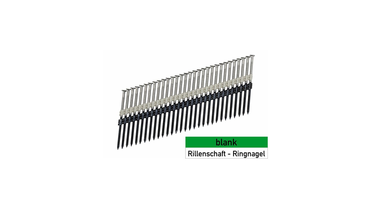 Rundkopfnagel 21° 3,8x130mm Blank 107409 TJEP