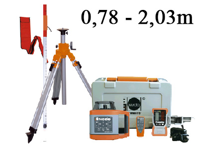 Rotationslaser SIRIUS1 HV mit Stativ 0,78 - 2,03m