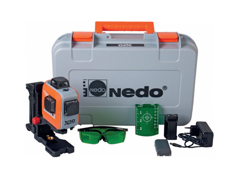 Nedo Kreuzlinienlaser X-Liner 3D green 