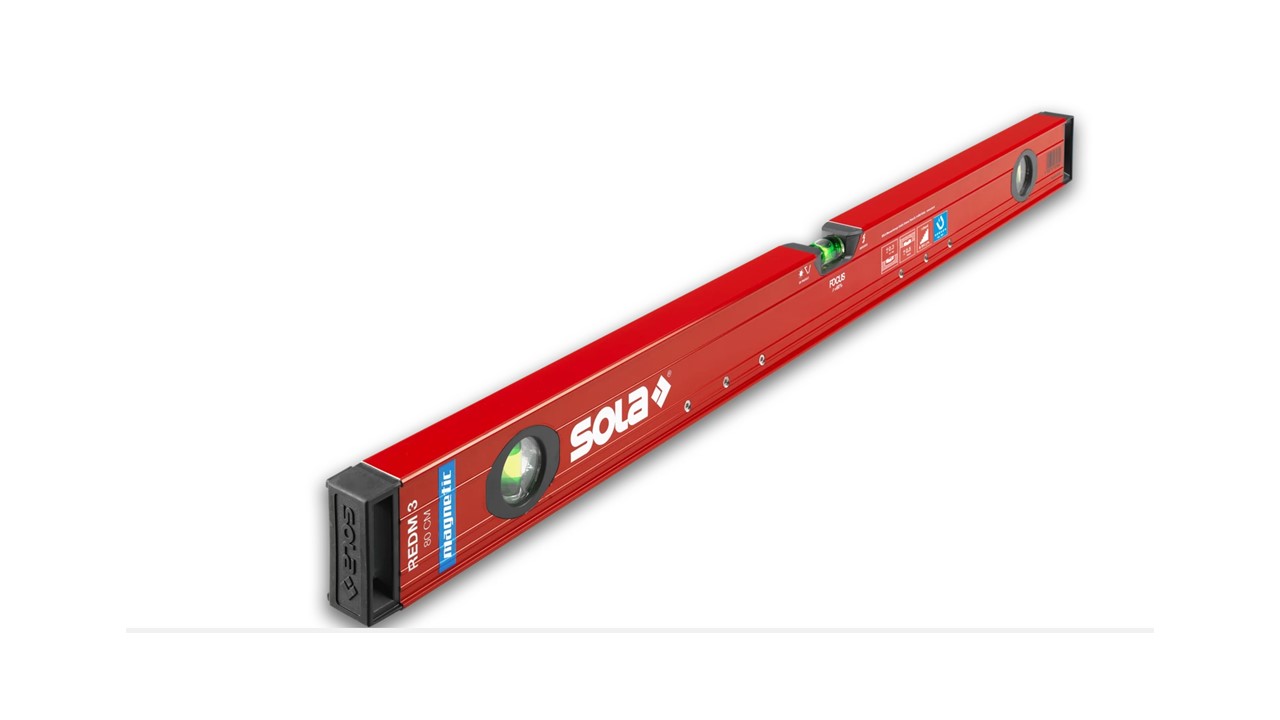 Wasserwaage RED 3 / 1000mm - magnetisch