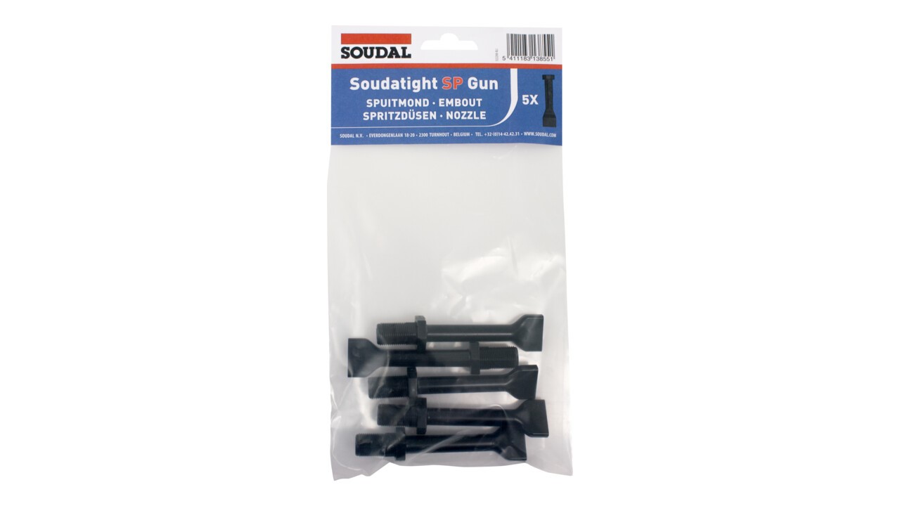 Soudatight Ersatzdüse Sprühpistole GUN 5er Pack 131296 SOUDAL