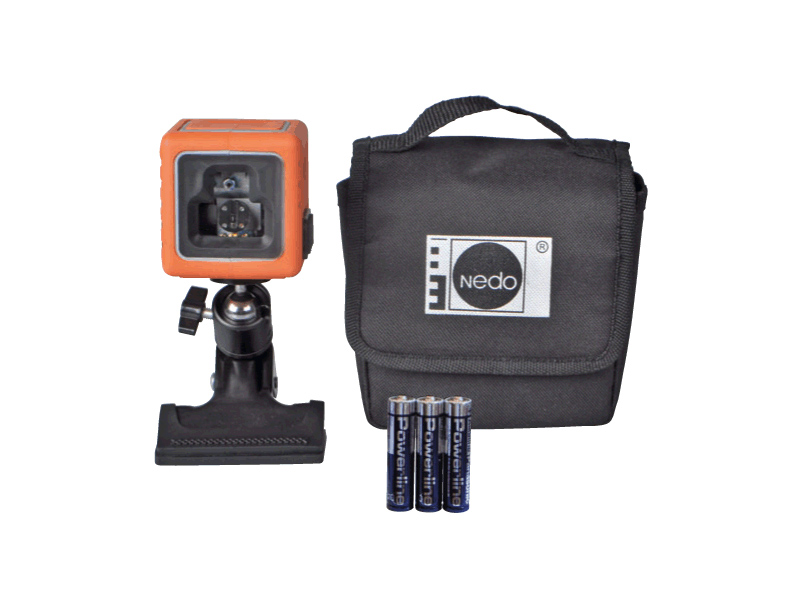 NEDO Cube -  Multilinien Laser - rote Laserdiode